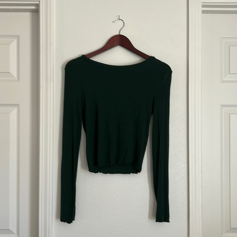 Super soft green top
